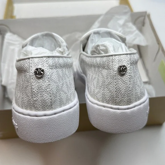 Michael Kors Women's Keaton Slip-On in Bright White- Size 7 - Picture 8 of 8